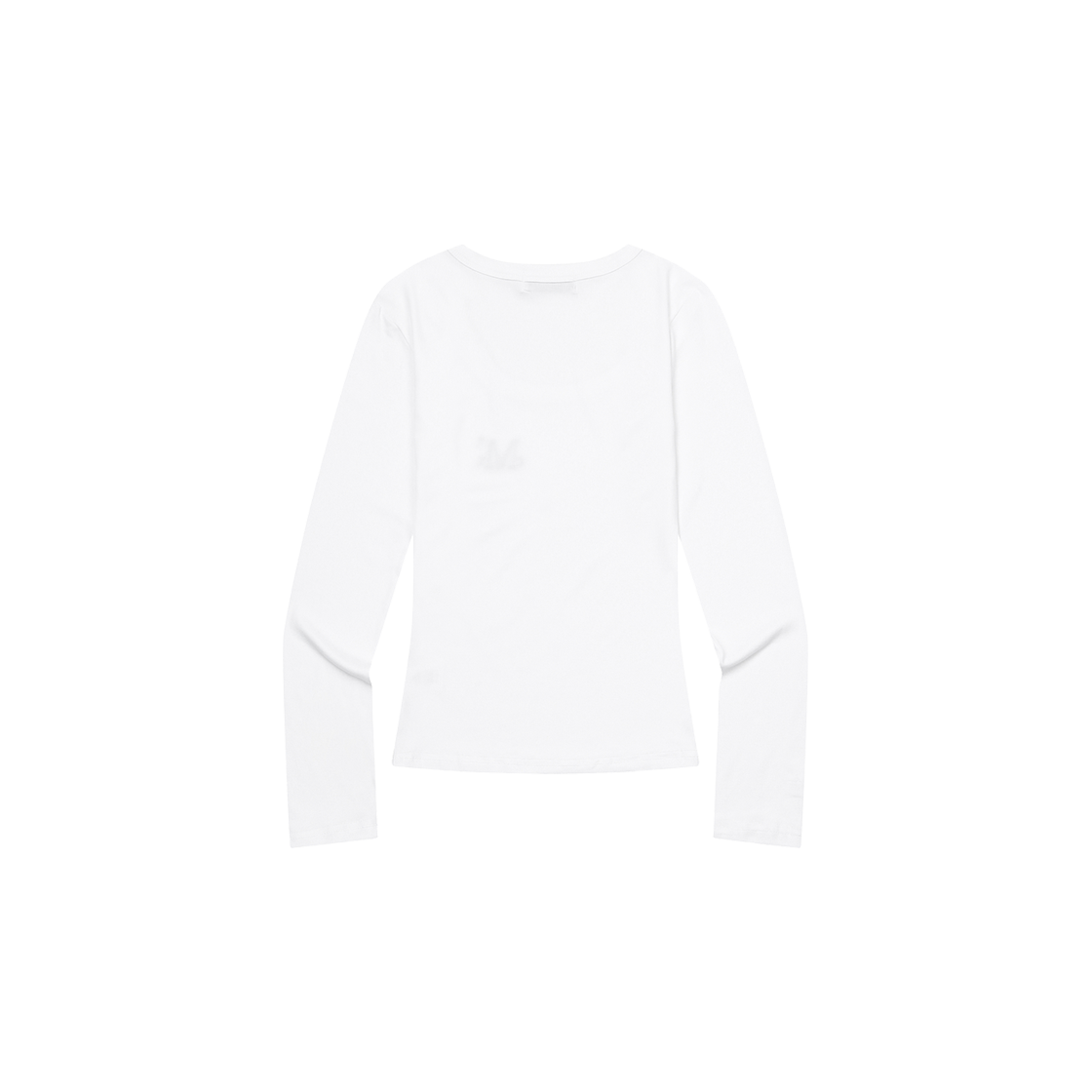무센트 데이션 슬림핏 유넥 긴팔 티 (5컬러) 화이트(MUCENT Dacian Slim Fit U-Neck T (5Color) White) - 2