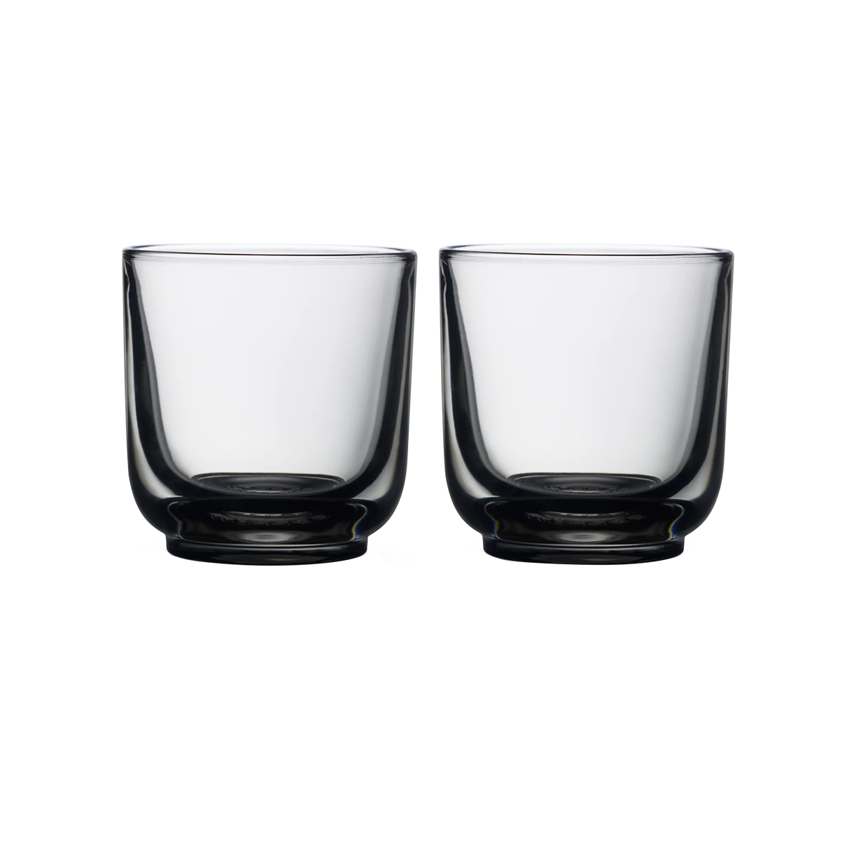 펠로우 퍼치 카푸치노 글라스 2개 세트 6.5oz - 스모크(Fellow Pirch Cappuccino Glass Set of 2 (6.5oz) - Smoke)