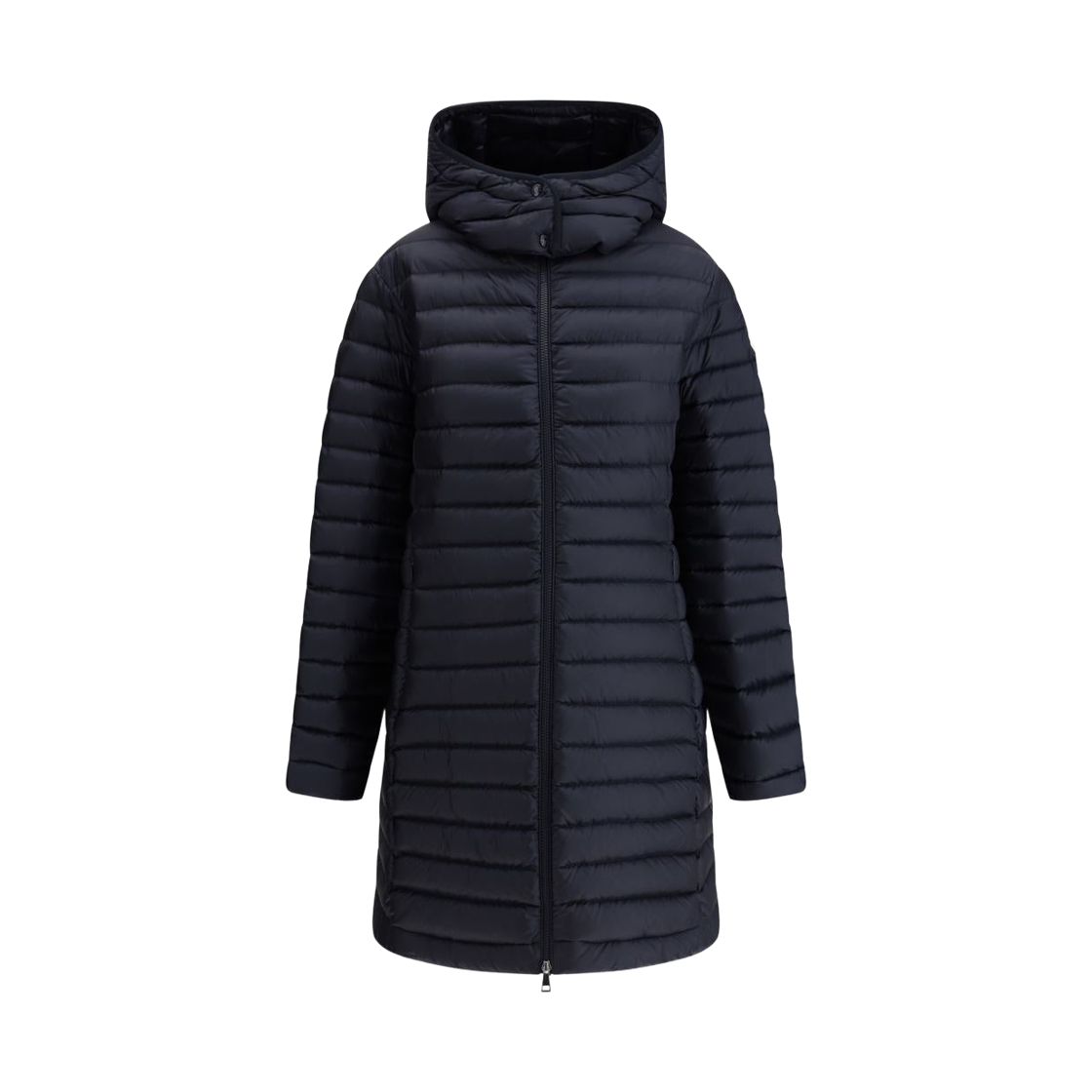 (W) 몽클레르 이겔롱 후드 롱 다운 자켓 나이트 블루 - 25SS((W) Moncler Igelong Hooded Long Down Jacket Night Blue - 25SS) - 1