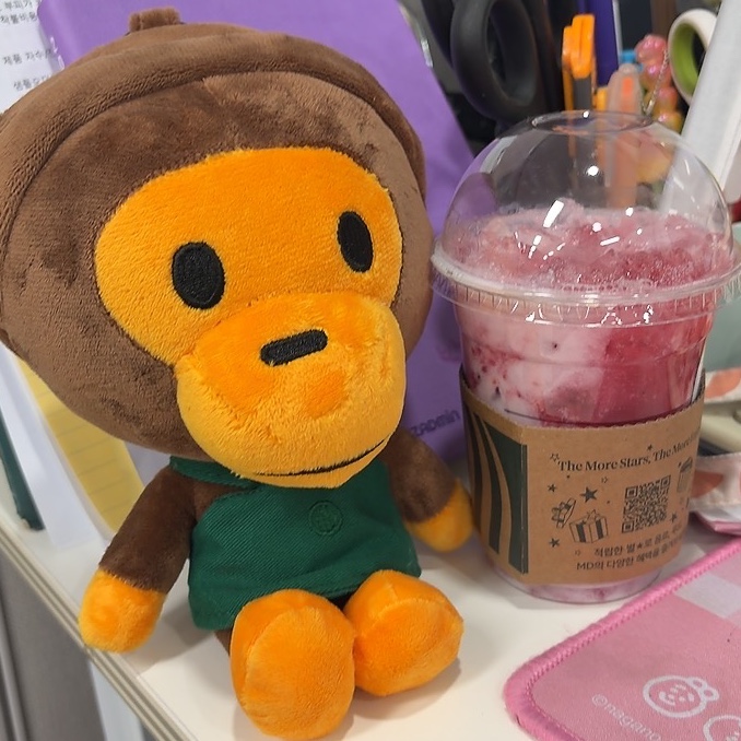 Starbucks x BAPE Baby Milo Foldable Bag 착용 스타일