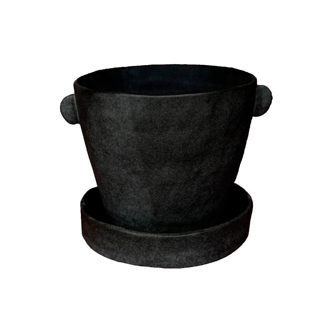 [KREAM 단독] 미호미두 컵&플랫 세트 스톤 블랙([KREAM 단독] MIHOMIDU Cup & Plate Set Stone Black)