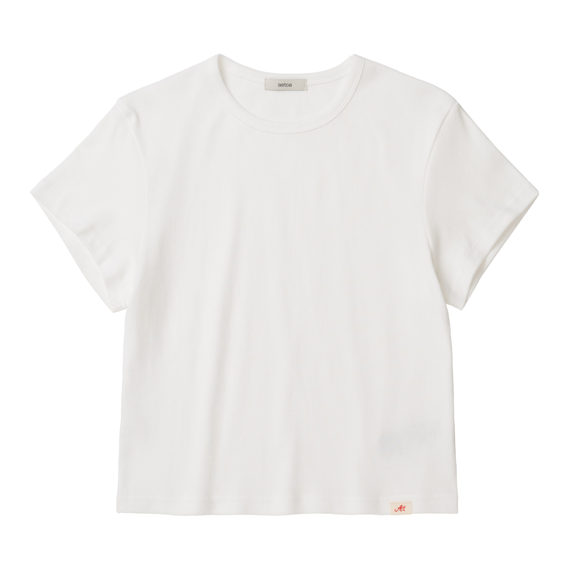 AT023WHT aetoa At Basic T-Shirt White