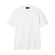 Gucci Embroidery Cotton Jersey T-Shirt White