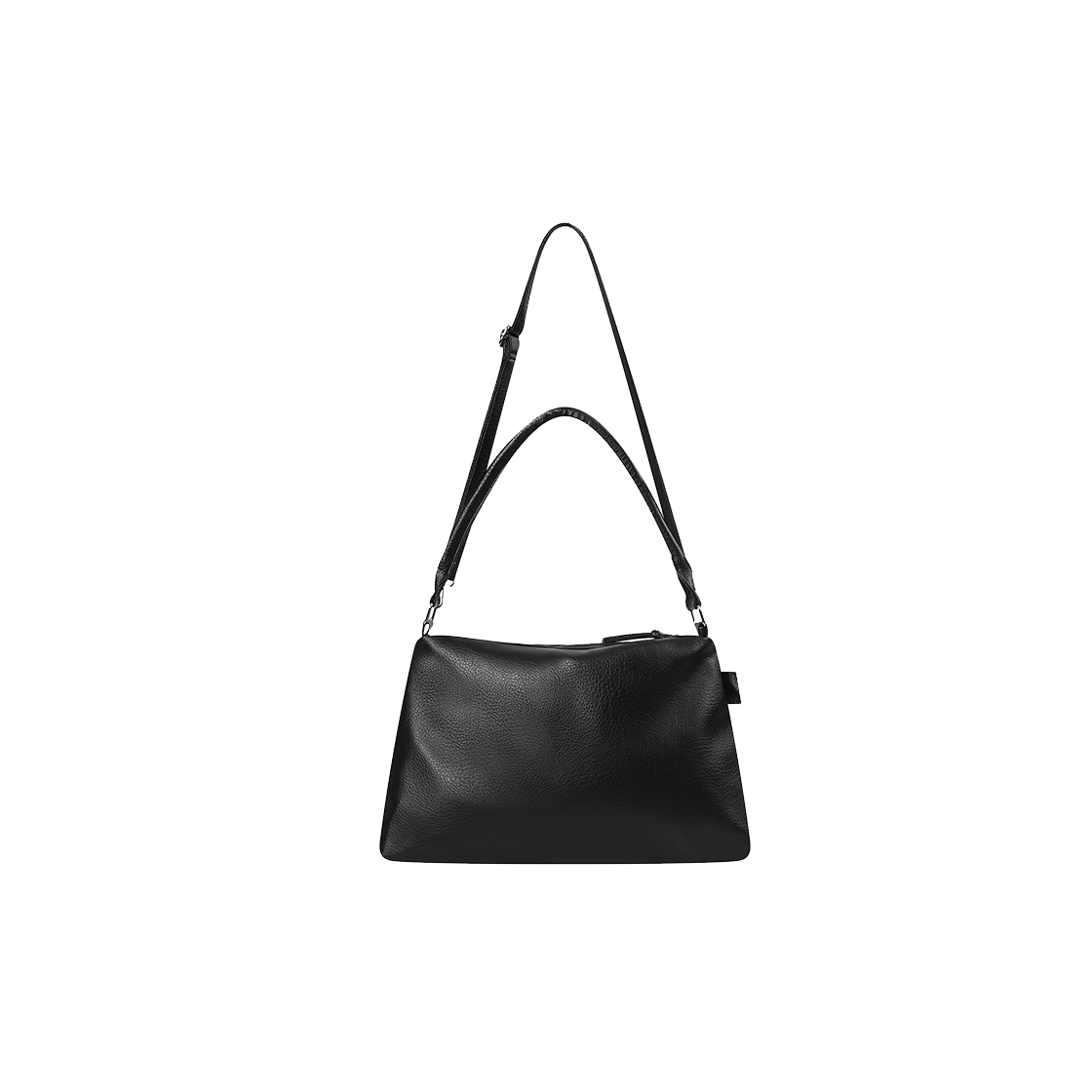 무센트 라즈 크로스 레더 벨티드 숄더백 남녀공용 블랙(MUCENT Raz Cross Leather Belted Shoulder Bag Unisex Black) - 2