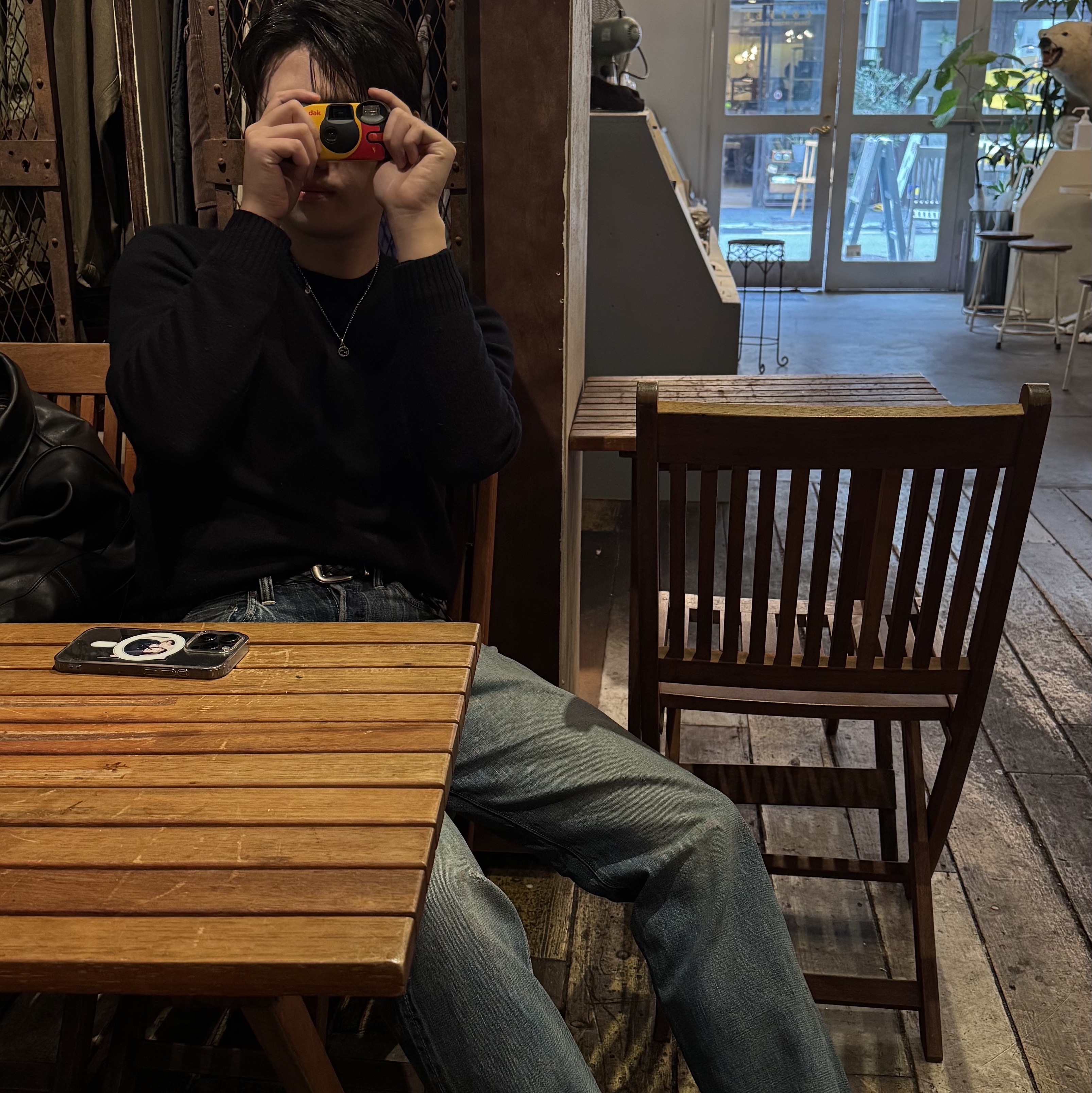Fullcount 1341 1101 Dartford Straight Denim Indigo Blue, Warehouse & Co. Lot DD-1001XX Pants One Wash 착용 스타일 - 1