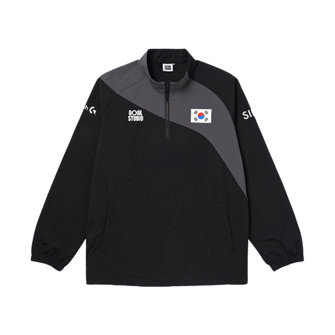- Goal Studio 2025 Team Korea of E-Sports Training Top Black (Non Marking Ver.)