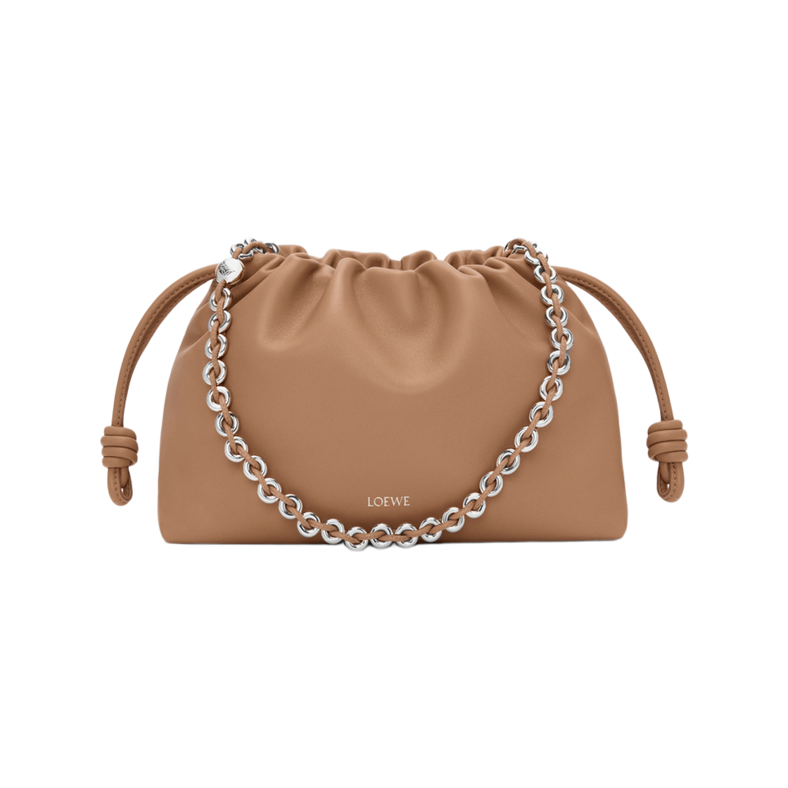 로에베 멜로우 나파 램스킨 미디움 플라멘코 퍼스 백 모카(Loewe Medium Flamenco Purse Bag in Mellow Nappa Lambskin Mocha)