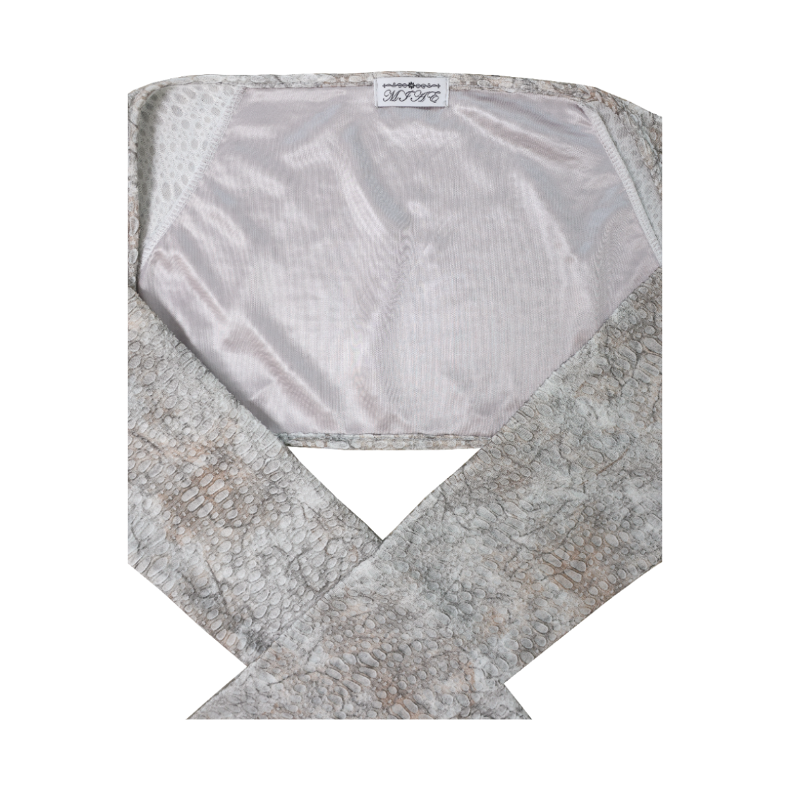 미애 디스트레스트 홀터 탑 & 볼레로 세트 실버 그레이(Miae Distressed Halter Top & Bolero Set Silver gray) - 4