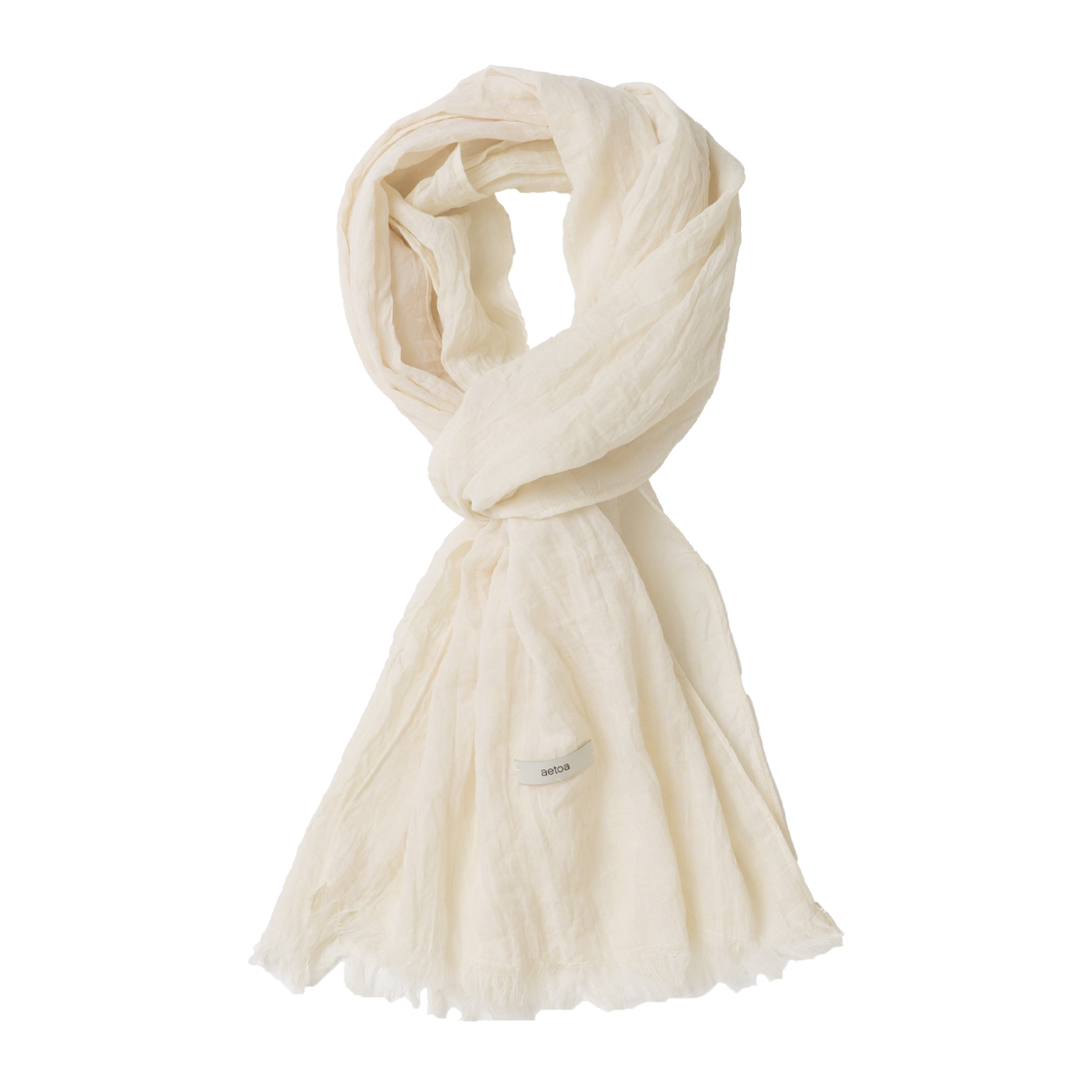 에토아 프린지 링클 스카프 크림(aetoa Fringe Wrinkle Scarf Cream)