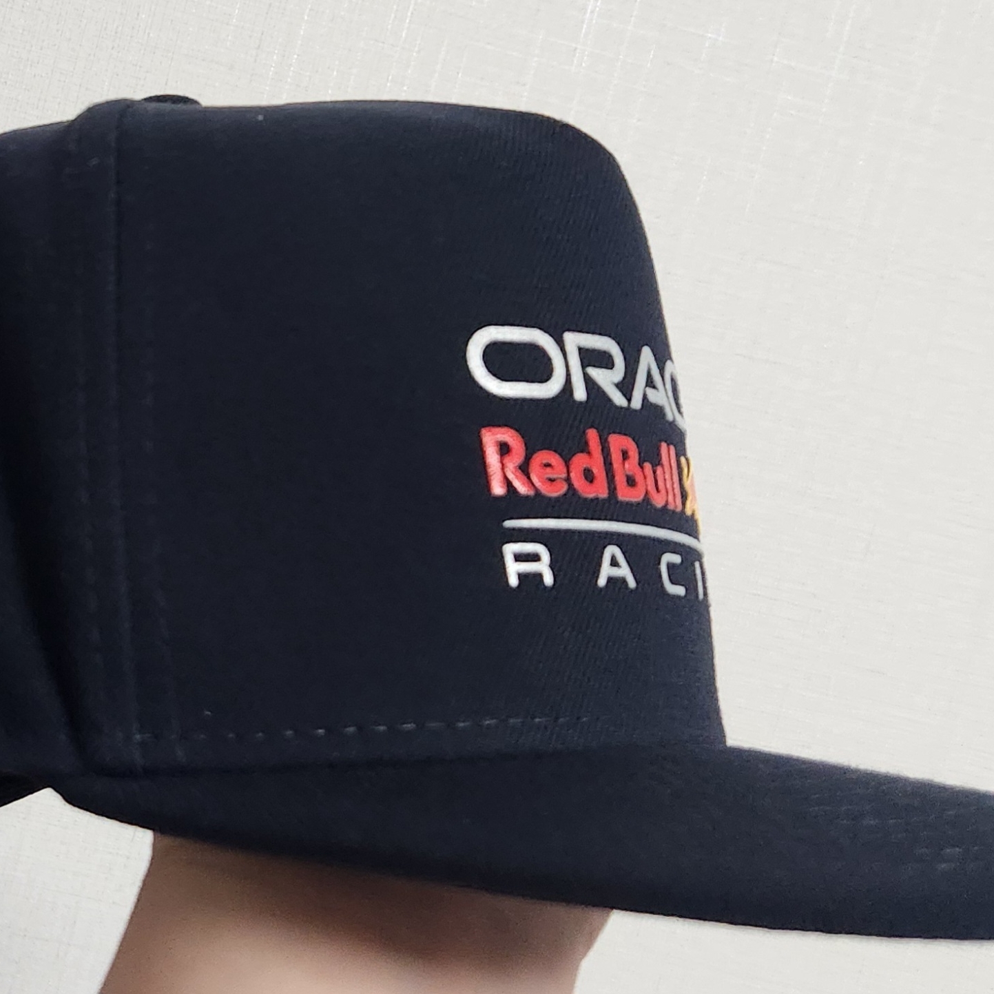 New Era x Oracle Red Bull Racing A-Frame Size Cap Navy 착용 스타일 - 4