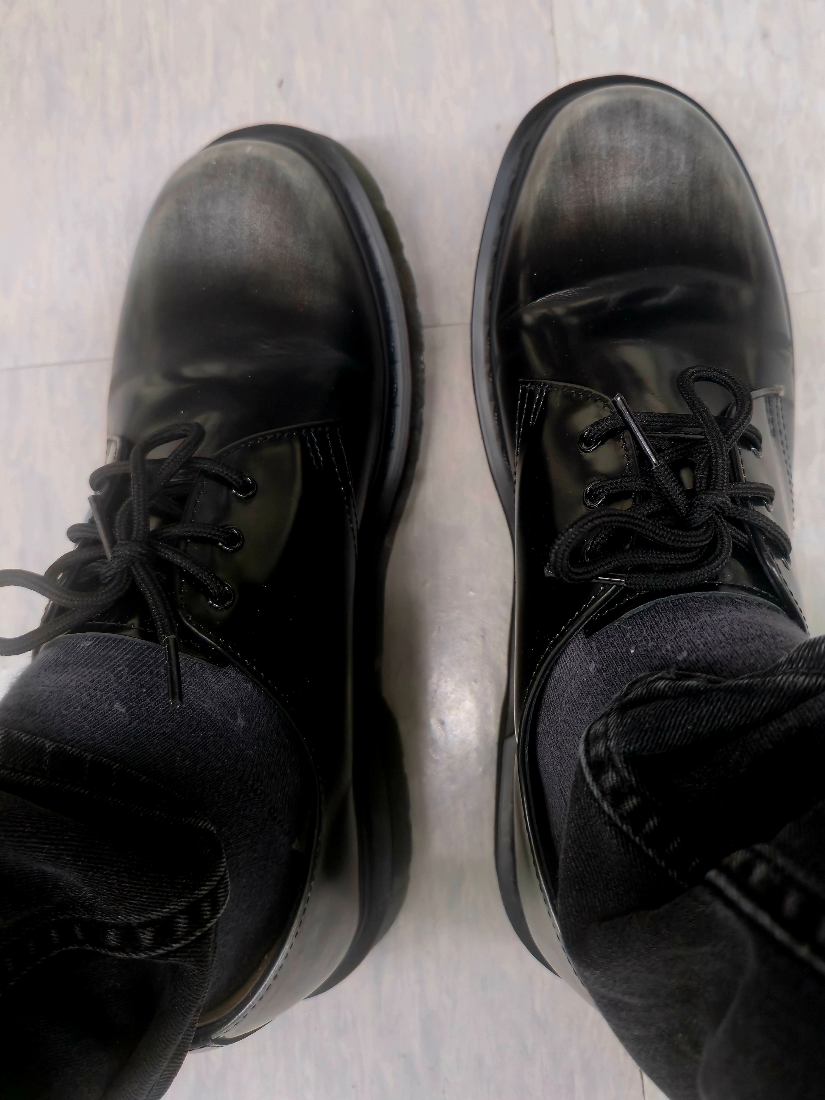Dr. Martens 1461 Silver Arcadia Multi 착용 스타일