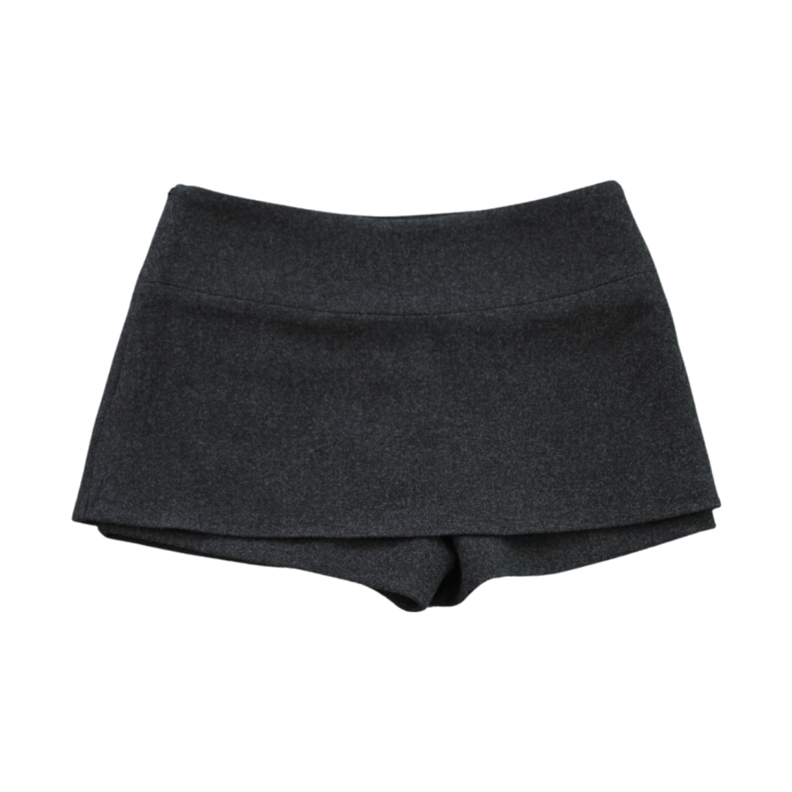미애 클래식 버튼 스커트 그레이(Miae  Classic Button Skort Gray) - 2