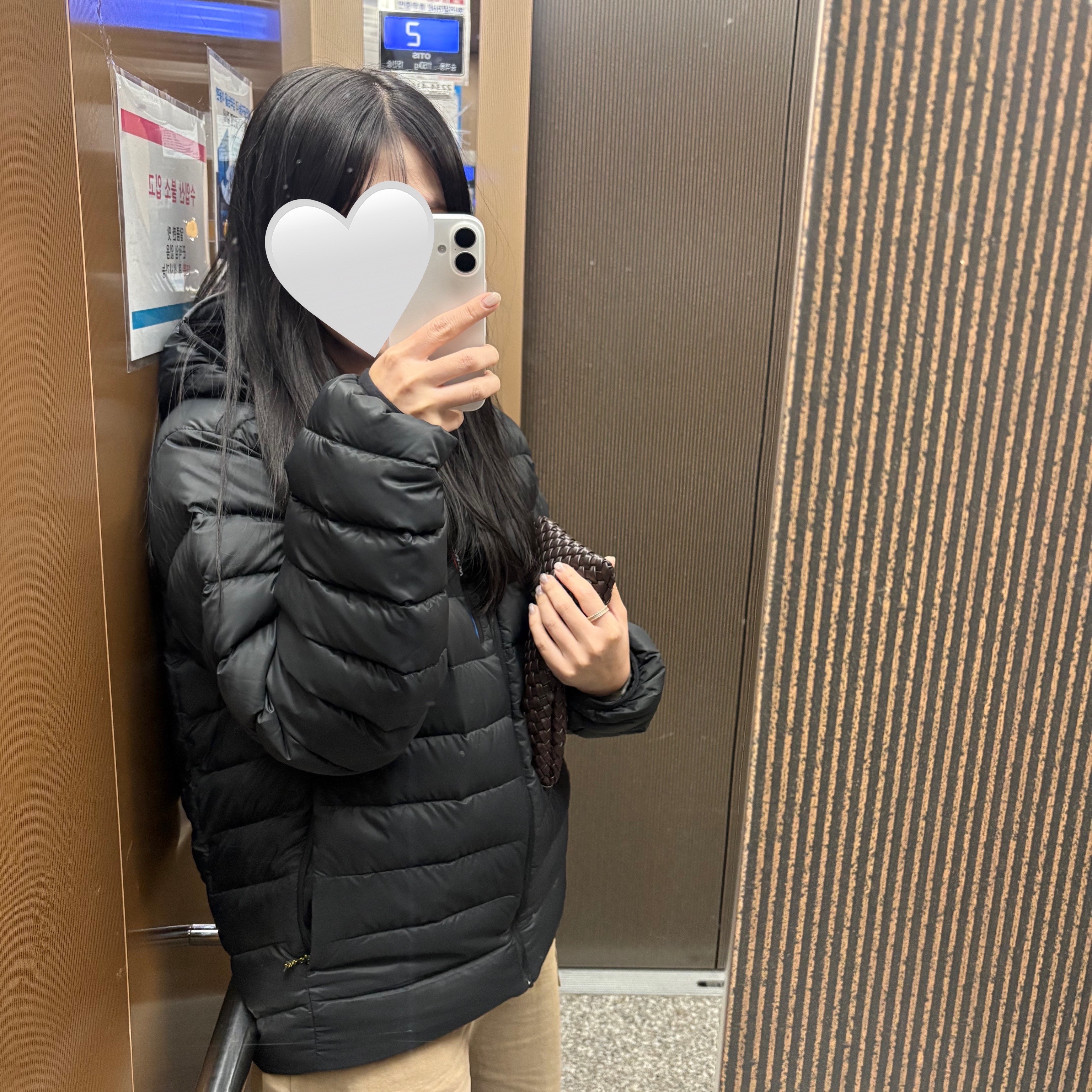 Salomon X-Fuse Hooded Down Jacket Black 착용 스타일 - 1