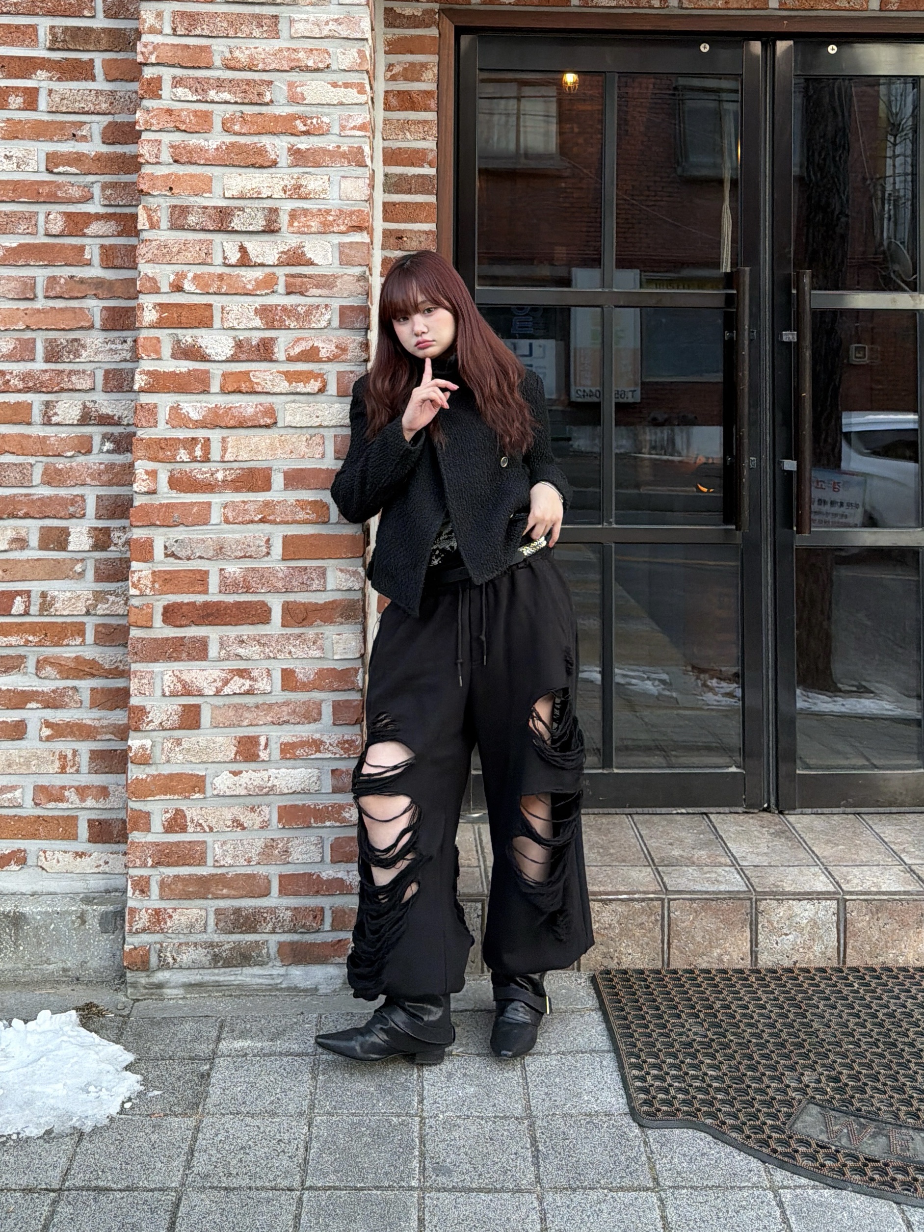DIRT NAP Studrider Belt 착용 스타일 - 1