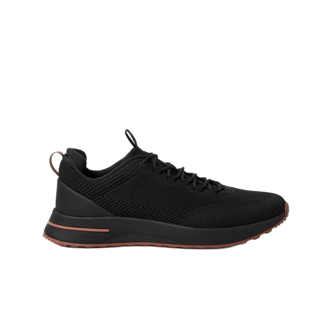 FAQ3328-8000 Loro Piana Week-End Walk Sneakers Microfiber Black