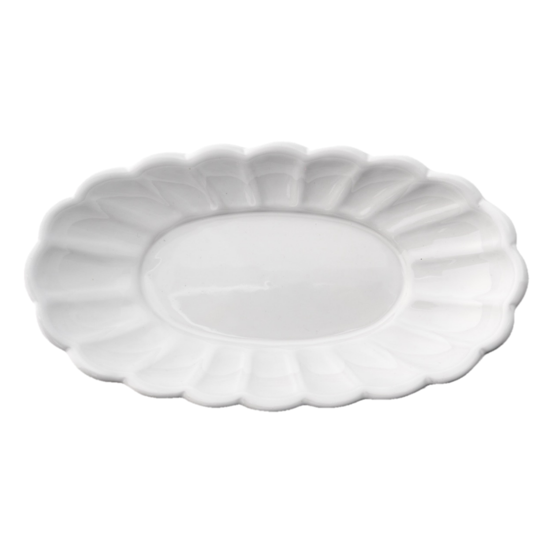 020 [3% 적립] Jungheejin creamic Flower Oval Bowl Dark grayish white