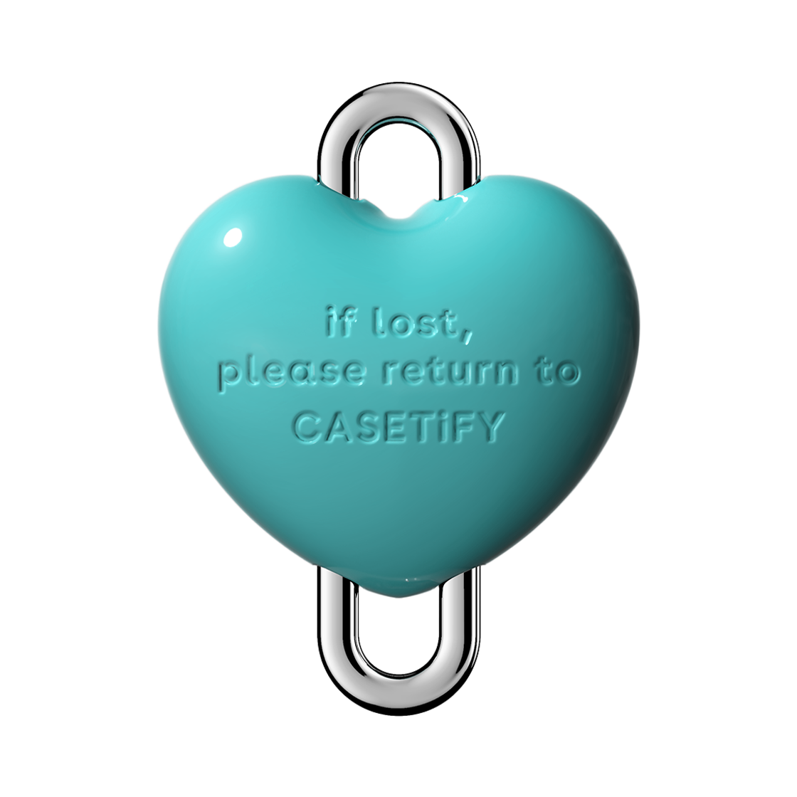 케이스티파이 x 지드래곤 키체인 참 민트 블루 하트(Casetify x G-DRAGON Keychain Charm Mint Blue Heart) - 2