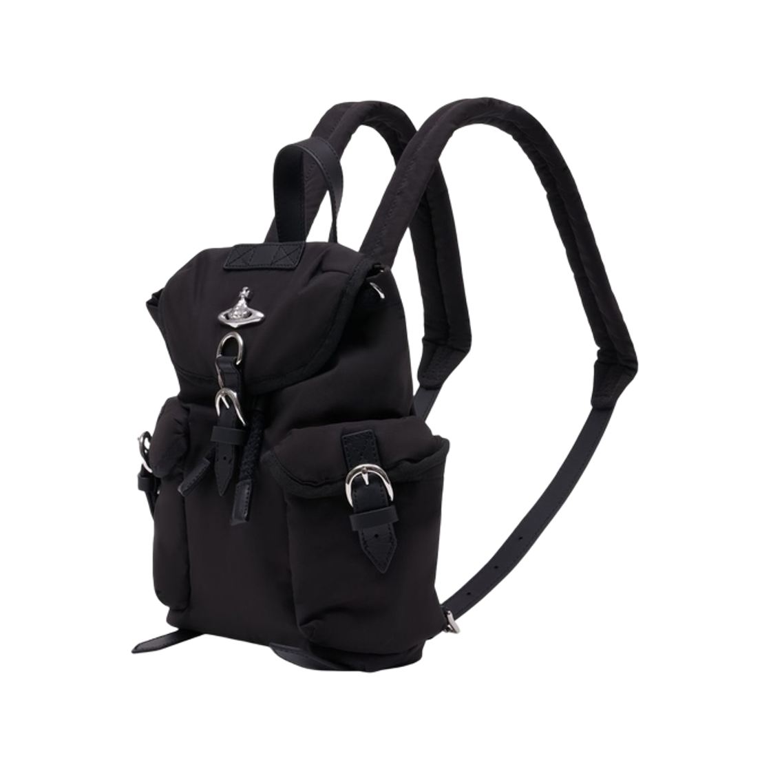 비비안 웨스트우드 오브 하이랜드 스몰 백팩 블랙(Vivienne Westwood Orb Highland Small Backpack Black) - 2
