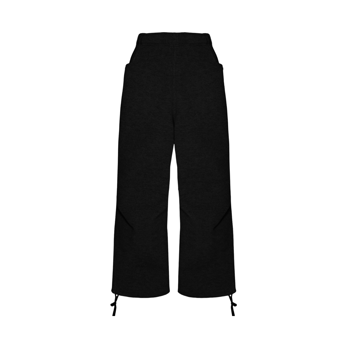 - Kamien Cozy Wool Pants Black