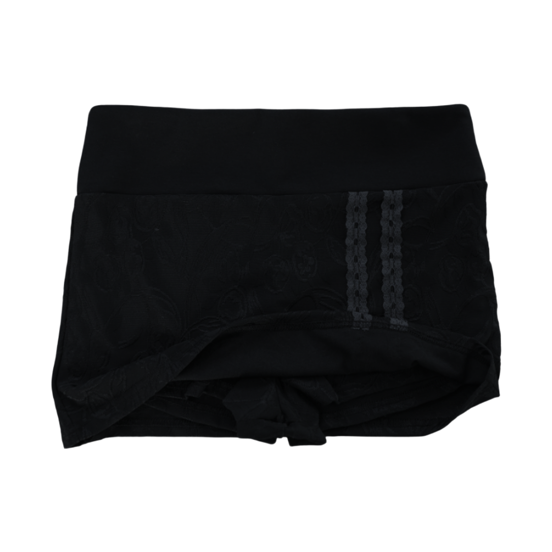 미애 플로럴 쟈가드 셋업 스커트 블랙(Miae Floral Jacquard Set-up Skirt Black) - 4