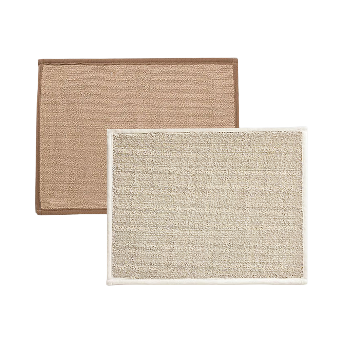 노엘라이즈브레이브 사사와시 배스 매트 - 스몰(NOELLA IS BRAVE SASAWASHI BATH MAT (BEIGE/BROWN) - SMALL) - 1