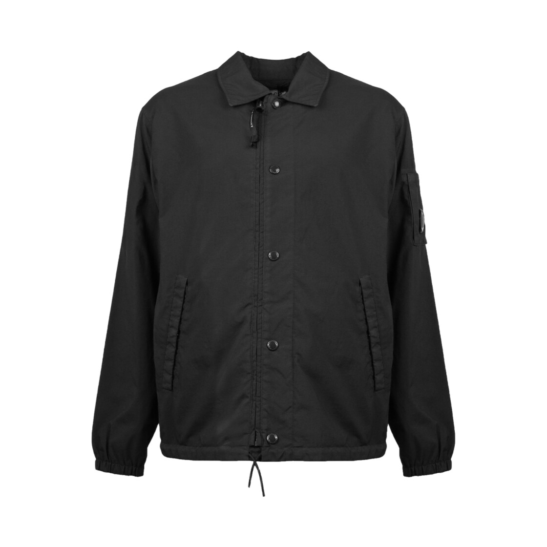 19CMOS076A005782G999 C.P. Company Taylon P Lens Zipped Overshirt Black - 25FW