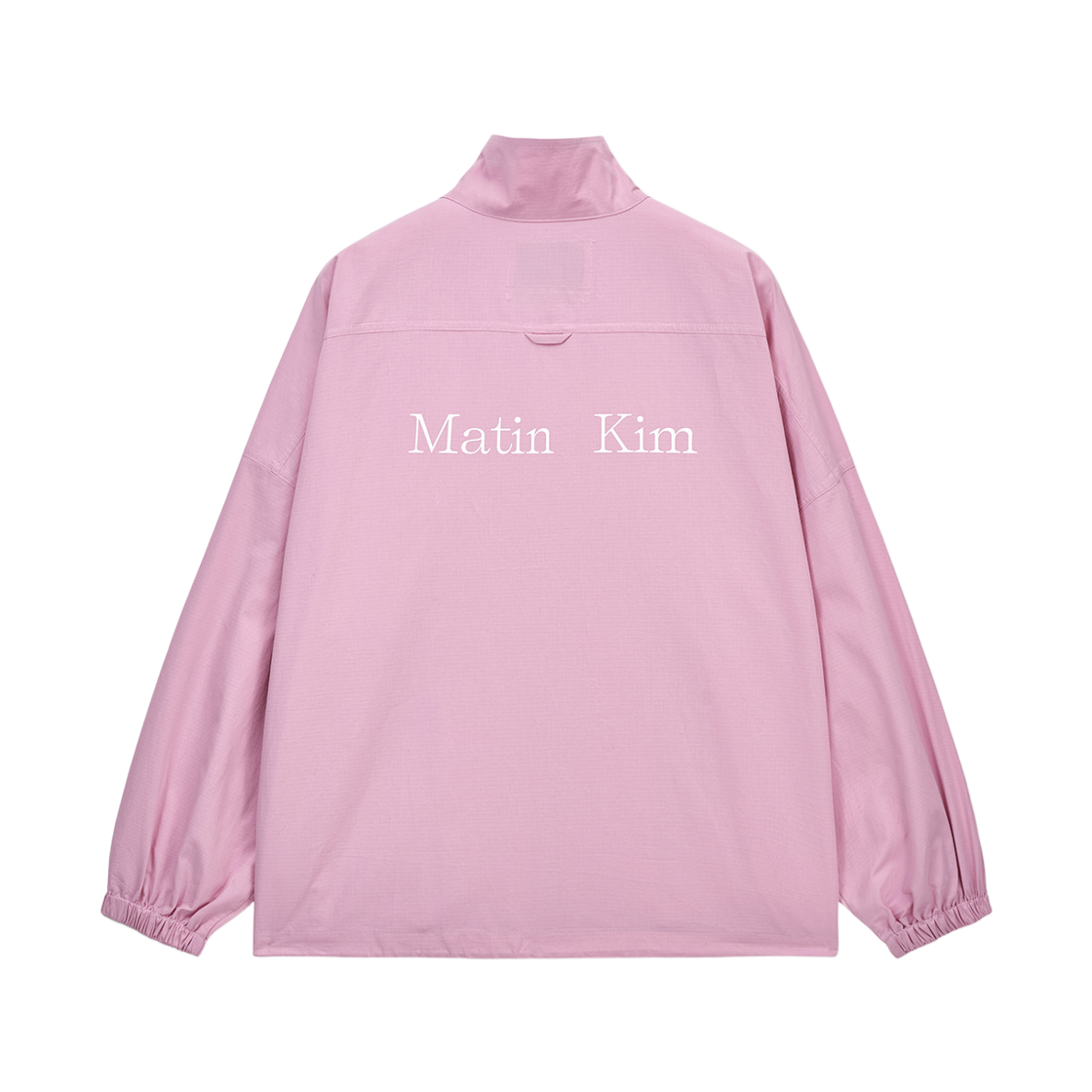 마뗑킴 백 로고 하이 넥 점퍼 핑크(Matin Kim Back Logo High Neck Jumper Pink) - 2