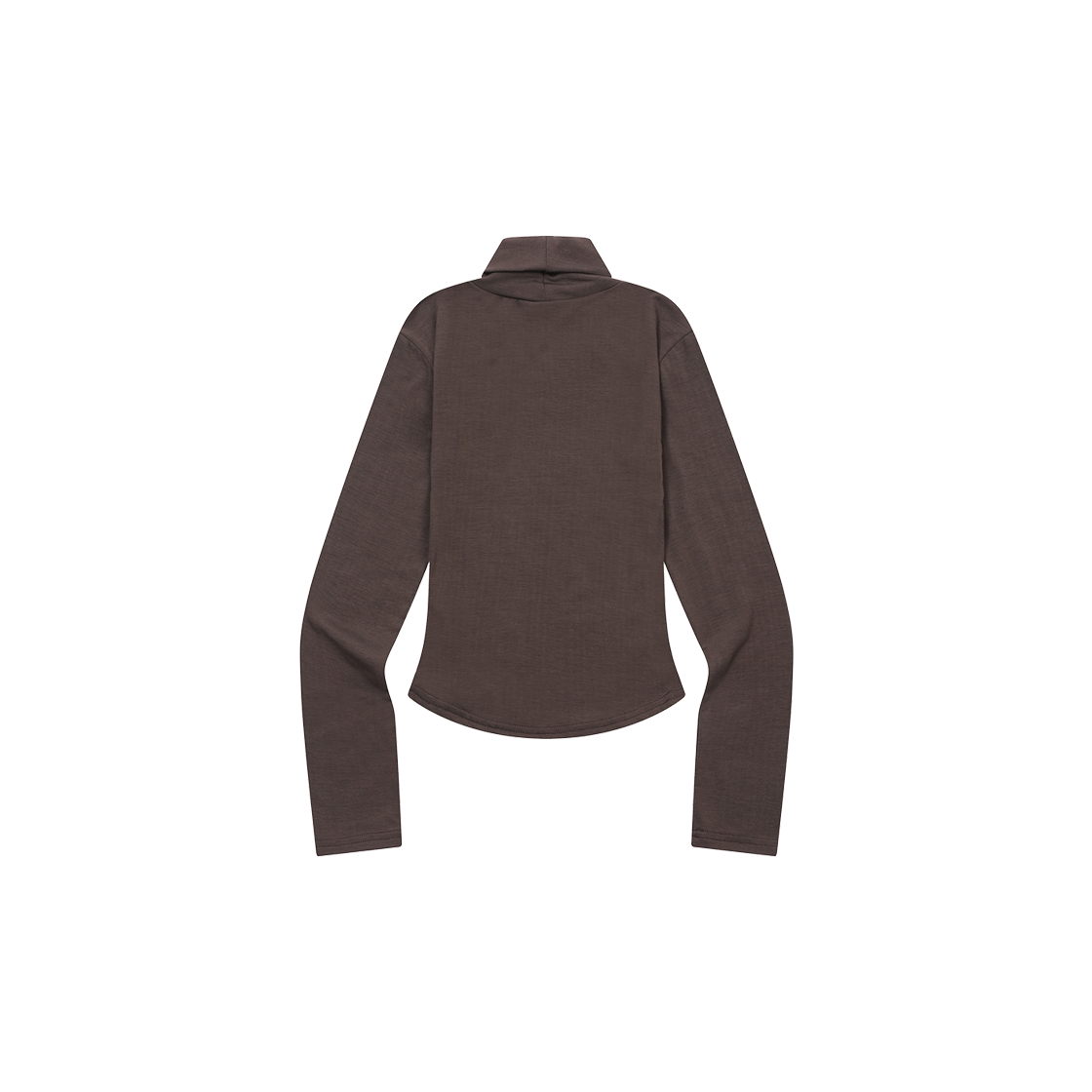 무센트 델로라 폴라넥 굴림 긴팔 티 (6컬러) 브라운(MUCENT Delora Turtle Nect T (6Color) Brown) - 2