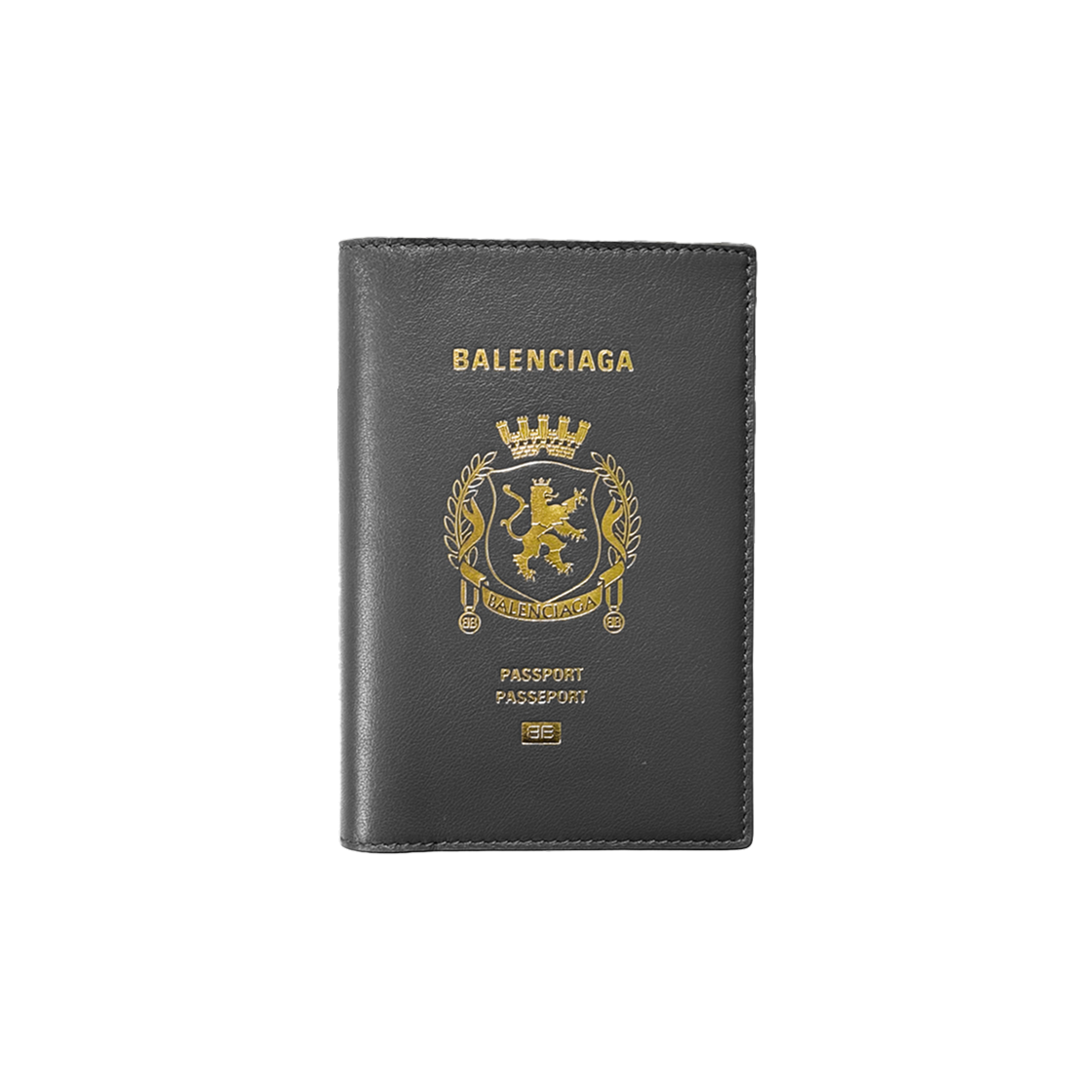 발렌시아가 패스포트 버티컬 홀더 바이폴드 여권 케이스 지갑 다크 그레이(Balenciaga Passport Vertical Holder Bifold Wallet - Dark Grey)