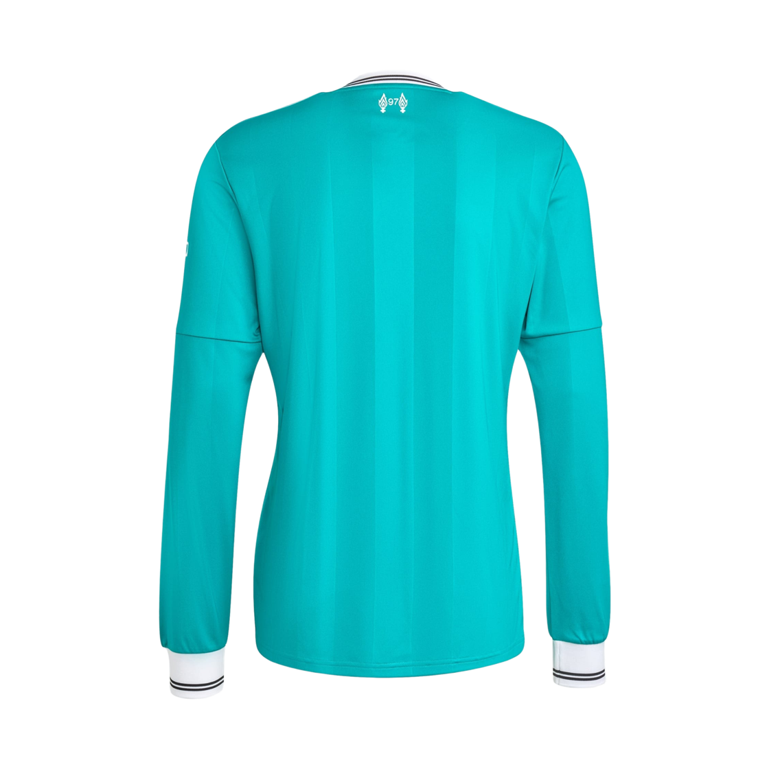 아디다스 리버풀 FC 2025/26 롱슬리브 3rd 저지 씨 그린 - KR 사이즈 (논 마킹 버전)(Adidas Liverpool FC 2025/26 Long Sleeve 3rd Jersey Sea Green - KR Sizing (Non Marking Ver.)) - 2