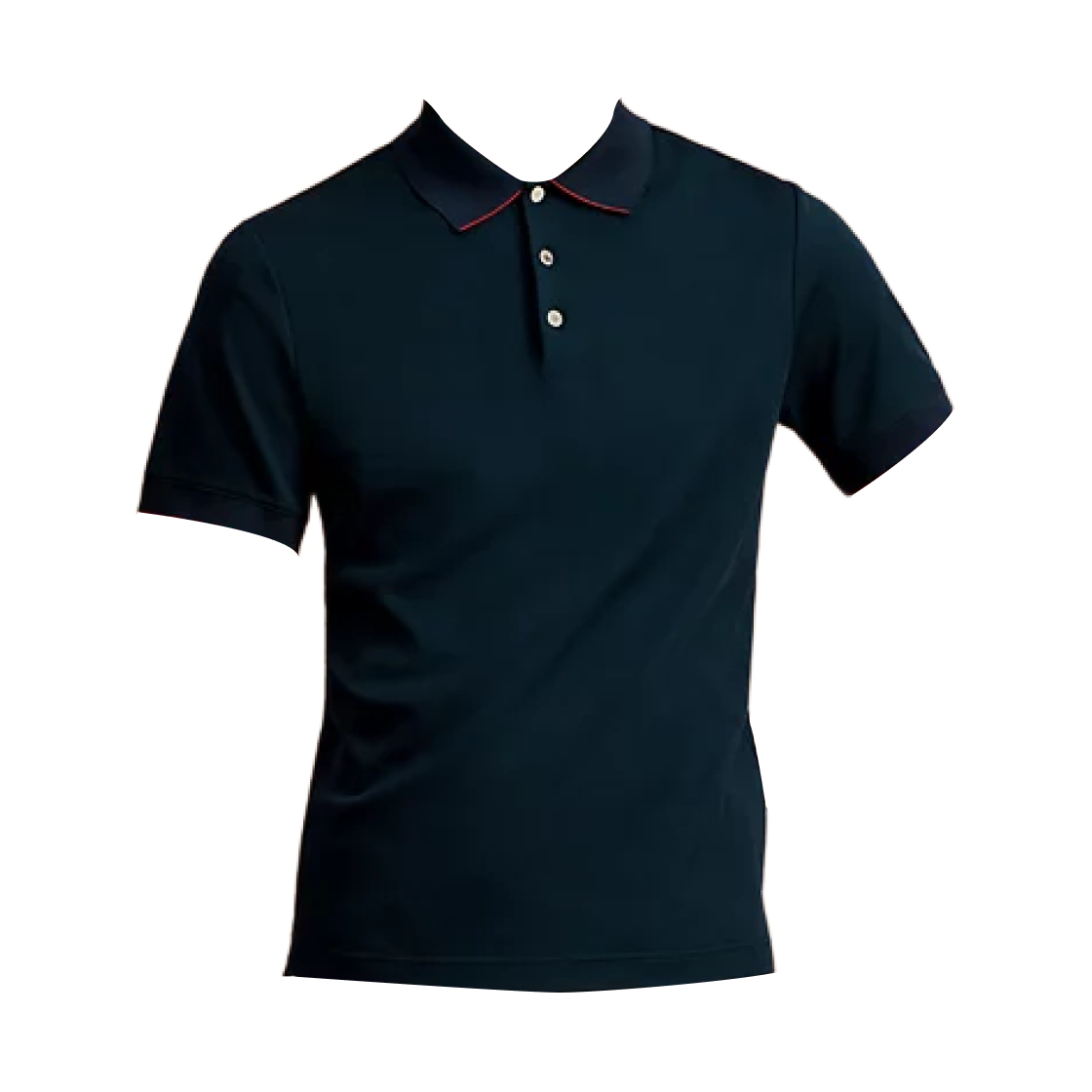 H800271E01S Hermes Double Jeu Technical Polo Navy Feu