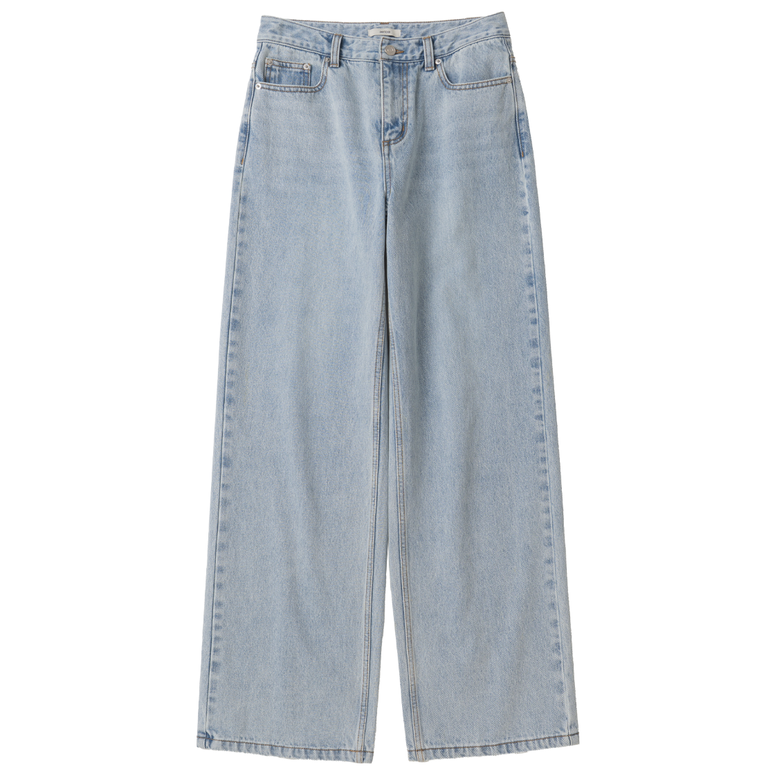 에토아 미드 라이즈 루즈 진 라이트 블루(aetoa Mid-Rise Loose Jeans Light Blue) - 1