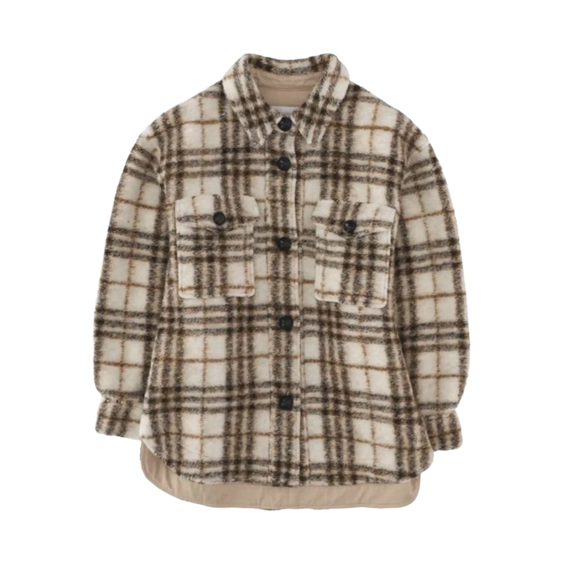 MA0020FF-D1D02E-ECOE (W) Isabel Marant Harveli Coat Ecru Ochre - 26SS