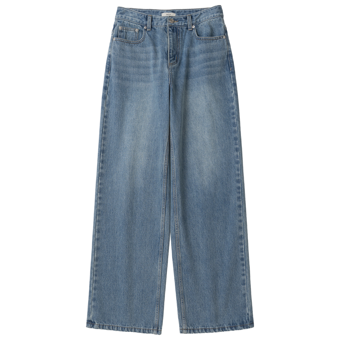 에토아 미드 라이즈 루즈 진 블루(aetoa Mid-Rise Loose Jeans Blue) - 1