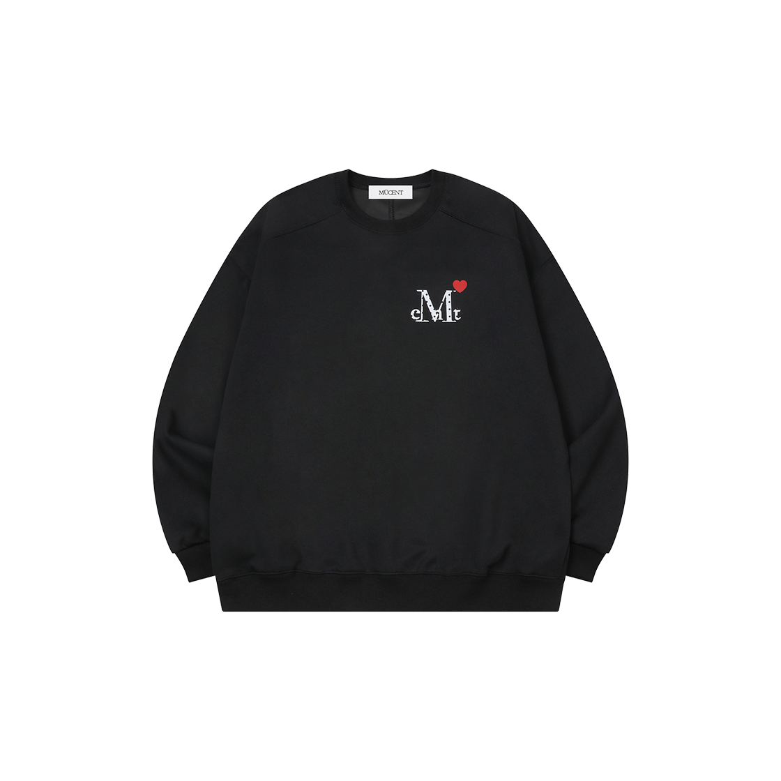 P0000BIL MUCENT Loverits Mini Heart Logo MTM Unisex (2Color) Black