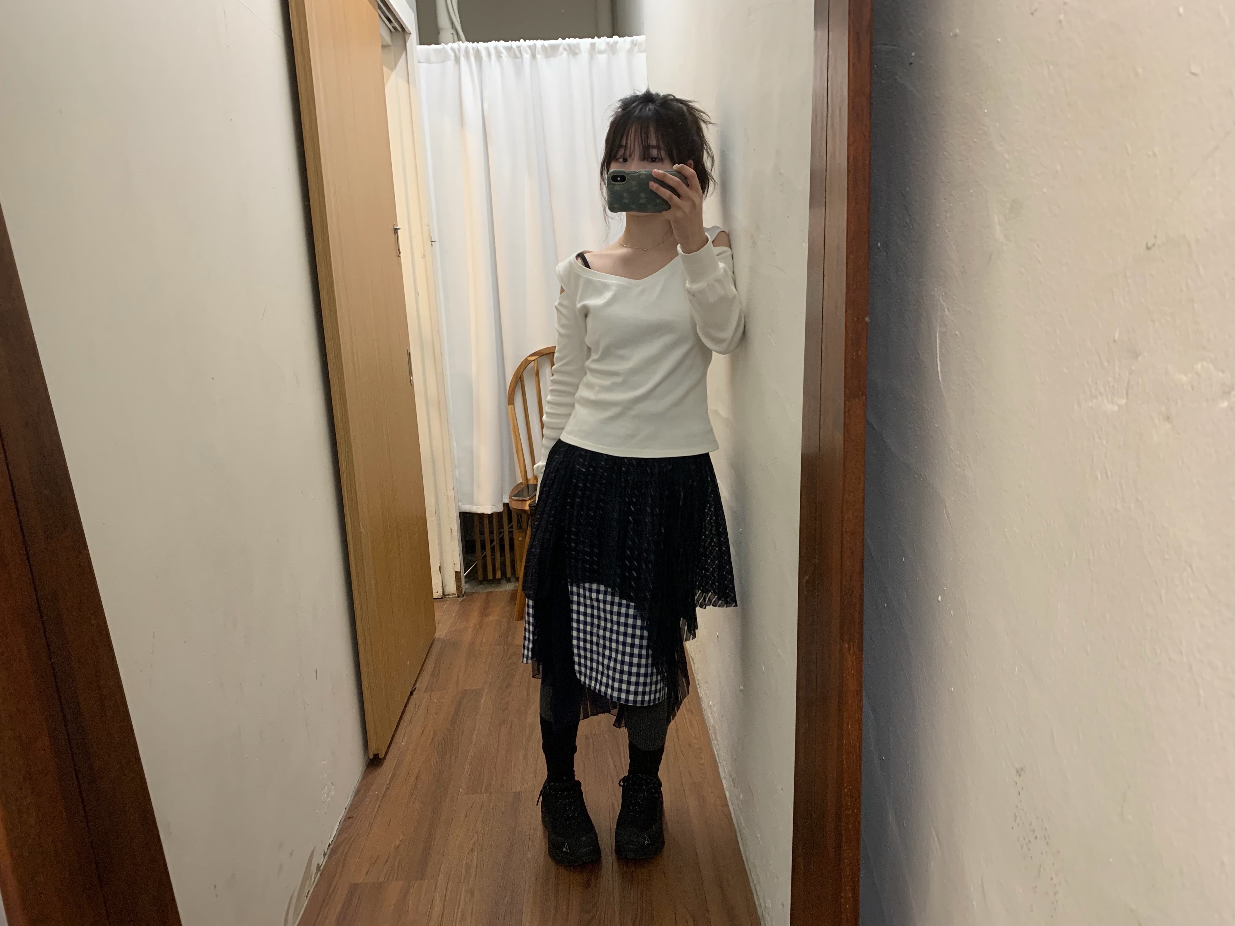 Roa Hiking Katharina Black, Roa Hiking Katharina Black 착용 스타일 - 1