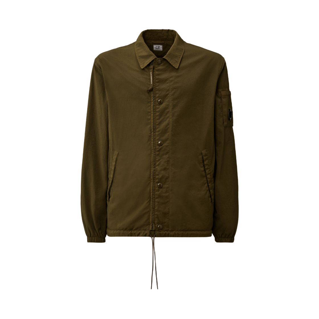 19CMOS076A005782G683 C.P. Company Taylon P Lens Zipped Overshirt Ivy Green - 25FW