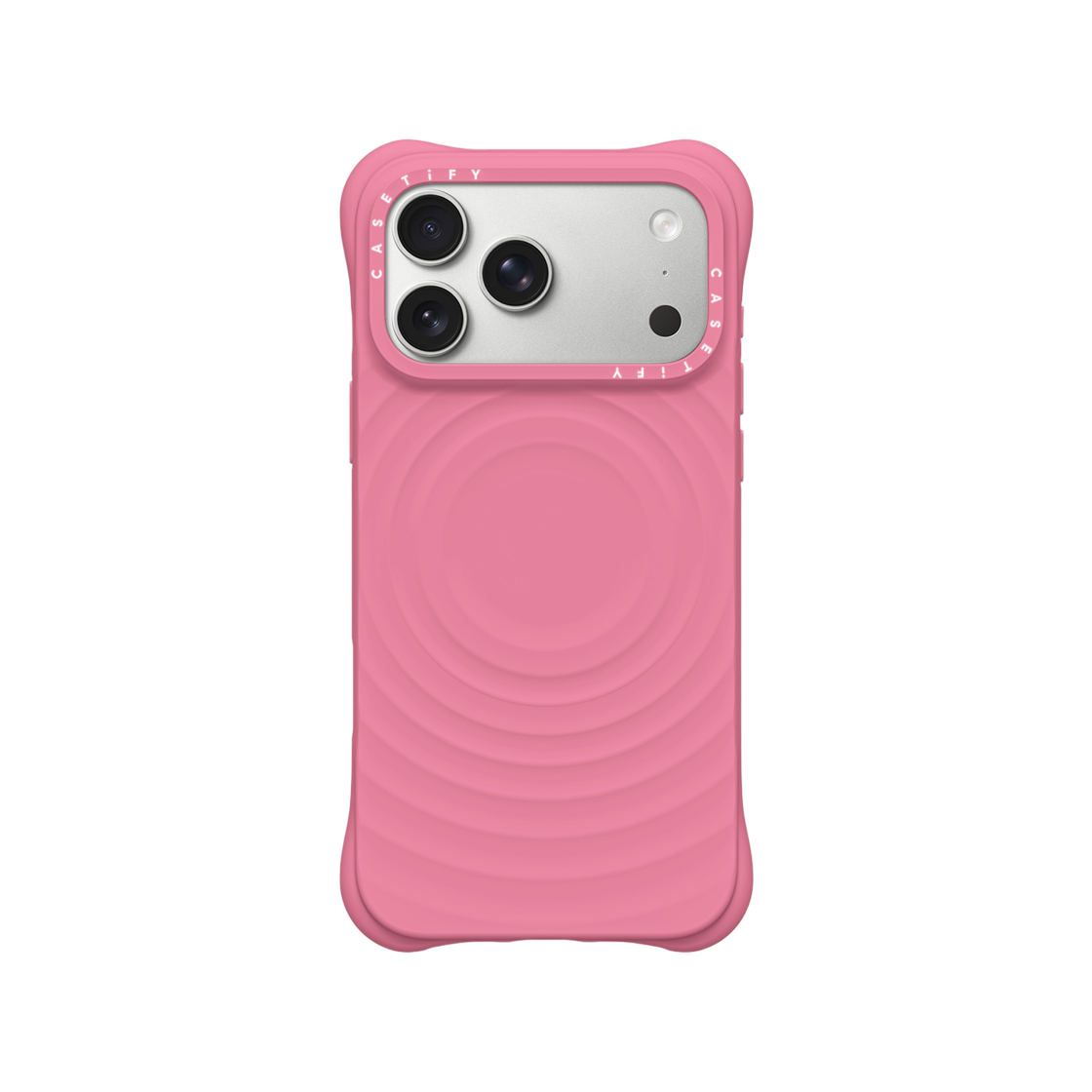 케이스티파이 x 지드래곤 아이폰 맥세이프 리플 케이스 쇼크 핑크(Casetify x G-DRAGON iPhone Magsafe Ripple Case Shock Pink)