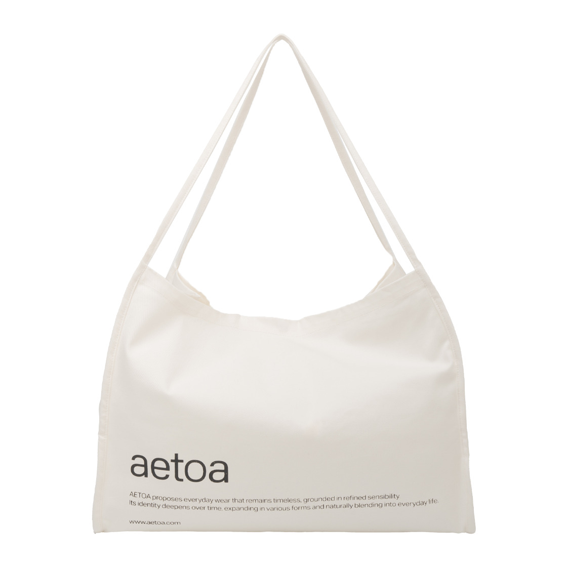 AT021IVR aetoa Logo Cotton Bag Ivory
