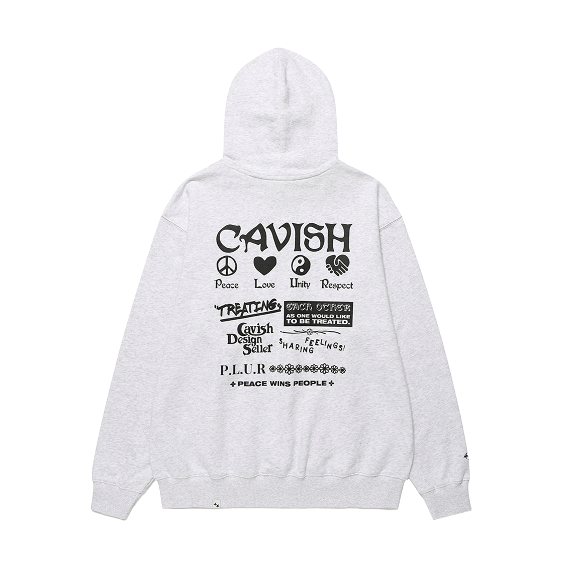 카비시 플러 후디 라이트그레이