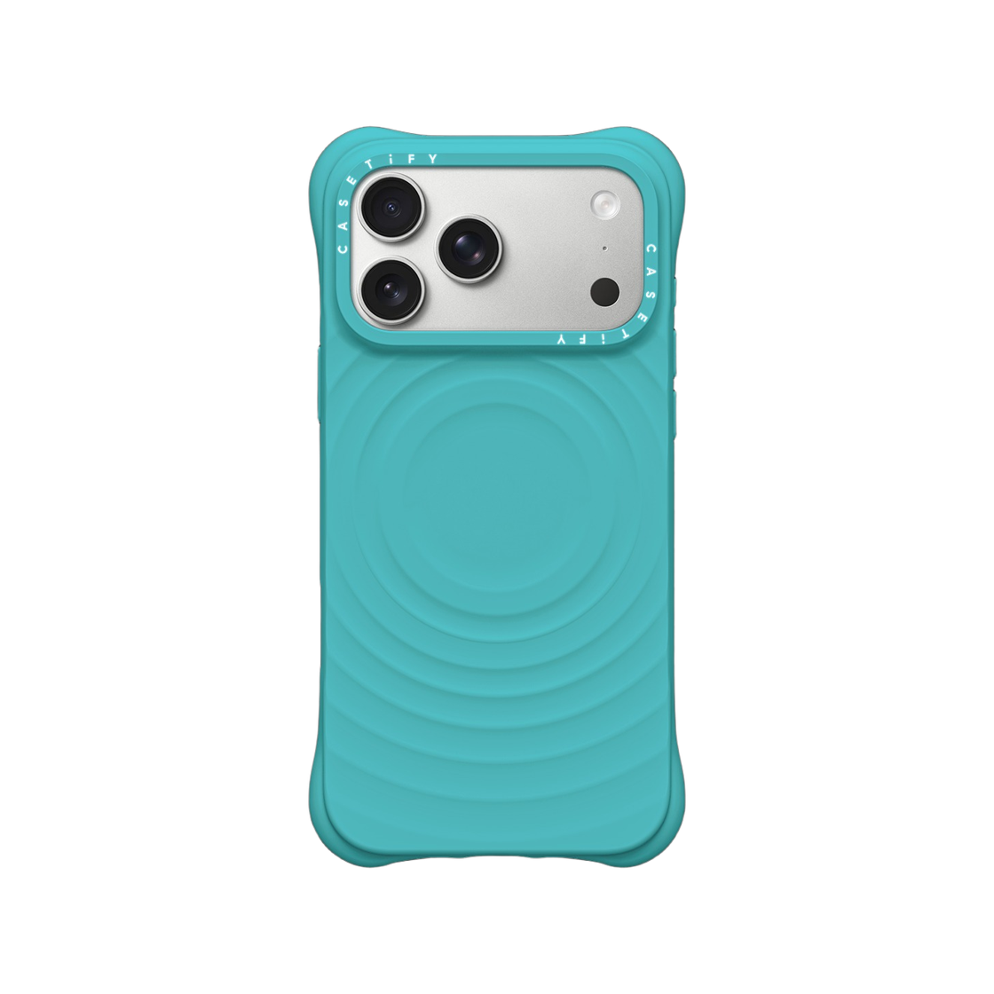케이스티파이 x 지드래곤 아이폰 맥세이프 리플 케이스 민트 블루(Casetify x G-DRAGON iPhone Magsafe Ripple Case Mint Blue)
