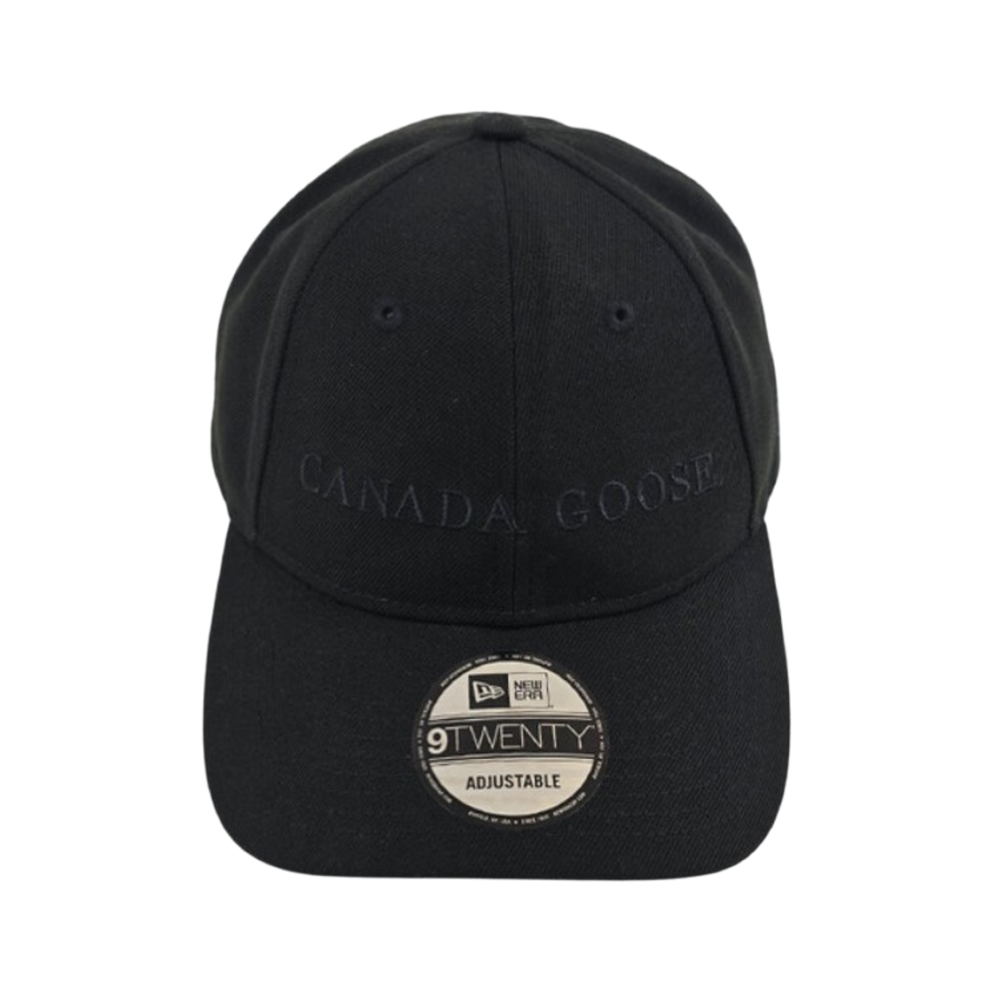캐나다 구스 x 뉴에라 워드마크 로고 자수 9트웬티 볼캡 블랙(Canada Goose x New Era Wordmark Logo Embroidered 9Twenty Ball Cap Black)
