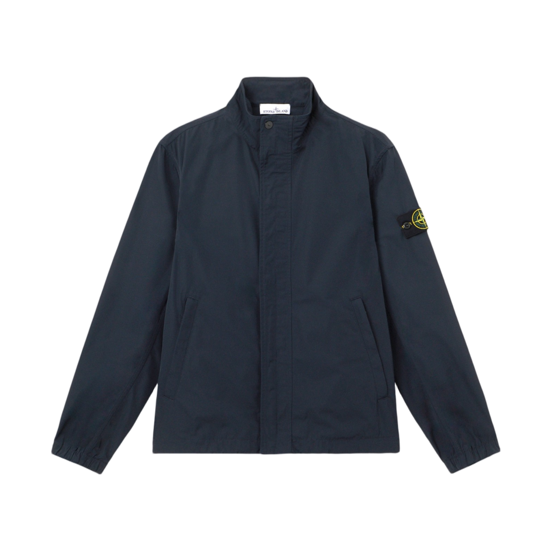 L1S1541000-33S0026-V0020 Stone Island 4100033 Micro Twill Stand Collar Jacket with Anti-Drop Navy Blue - 26SS