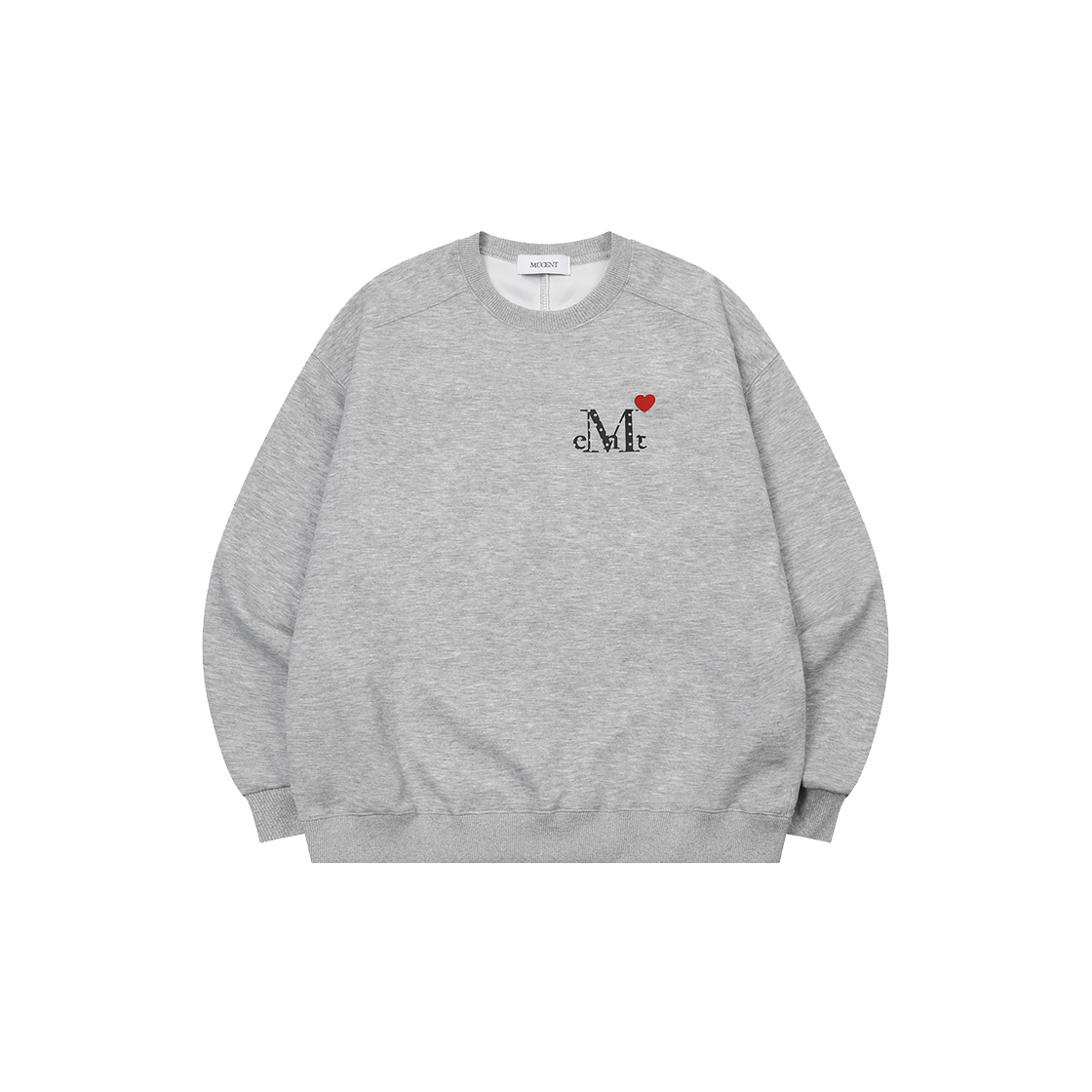 P0000BIL MUCENT Loverits Mini Heart Logo MTM Unisex (2Color) Gray