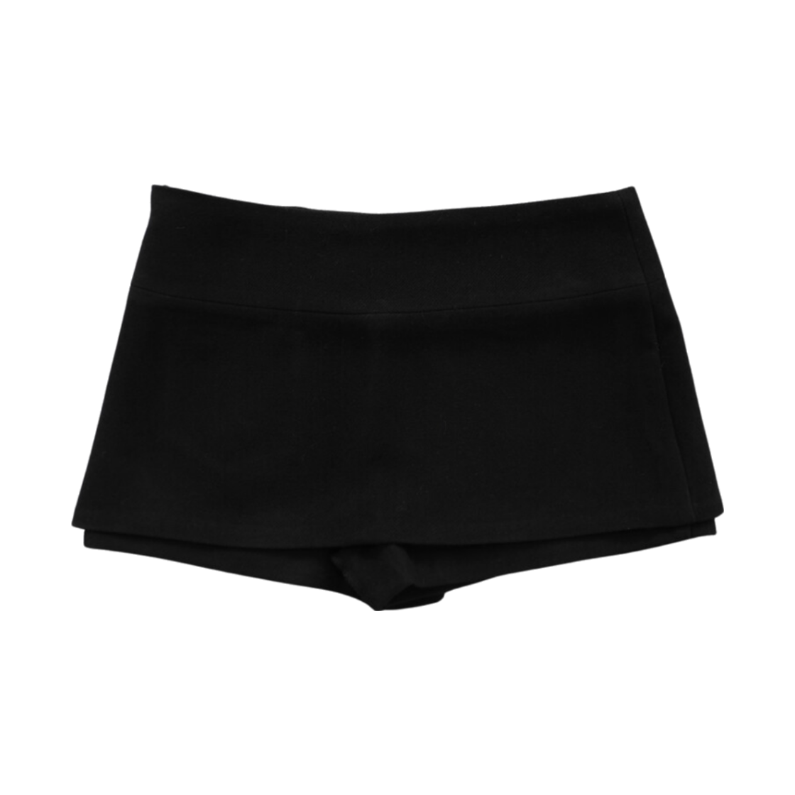 미애 클래식 버튼 스커트 블랙(Miae Classic Button Skort Black) - 3