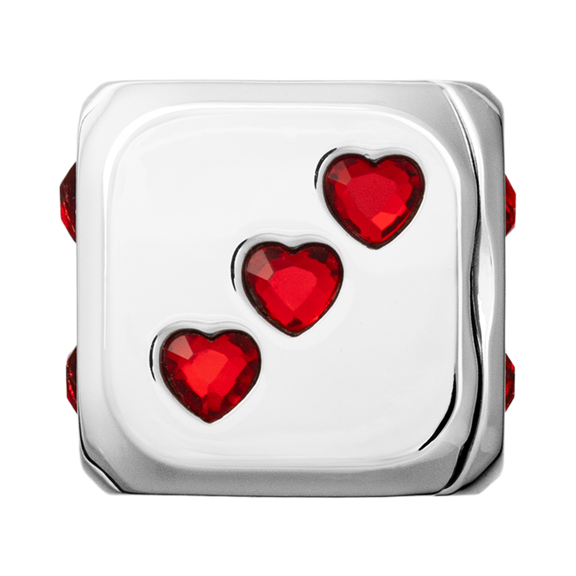 케이스티파이 x 지드래곤 메탈 참 큐브 레드 하트