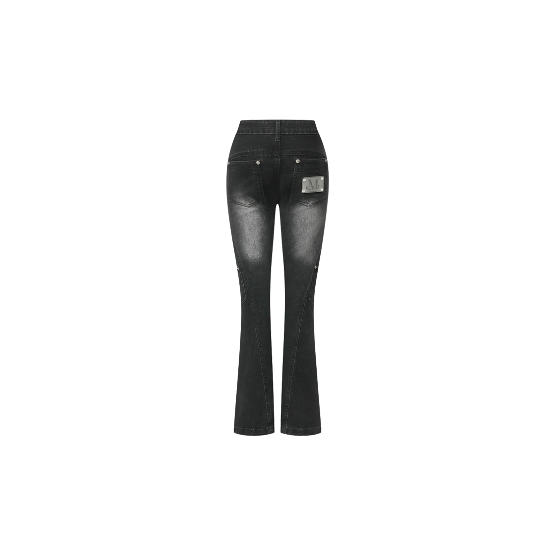무센트 아르덴 워싱 부츠컷 카고 데님 팬츠 블랙(MUCENT Arden Washing Boots Cut Cargo Denim Pants Black) - 2