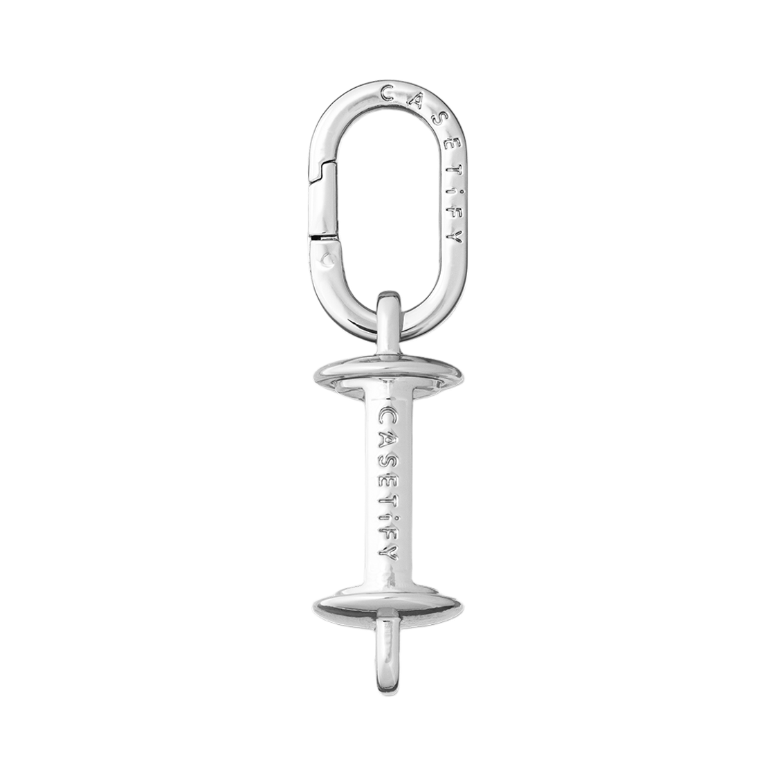 케이스티파이 x 지드래곤 참 베이스 샤이니 실버(Casetify x G-DRAGON Charm Base Shiny Silver)