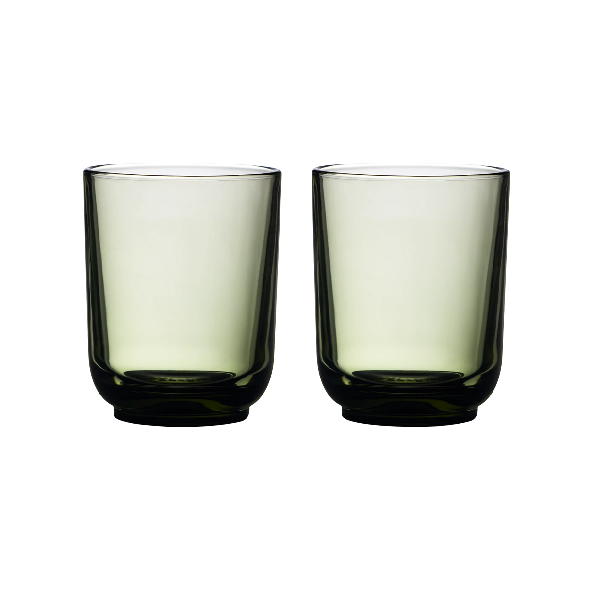 펠로우 퍼치 라떼 글라스 2개 세트 11oz - 우드랜드(Fellow Perch Latte Glass Set of 2, 11oz – Woodland)