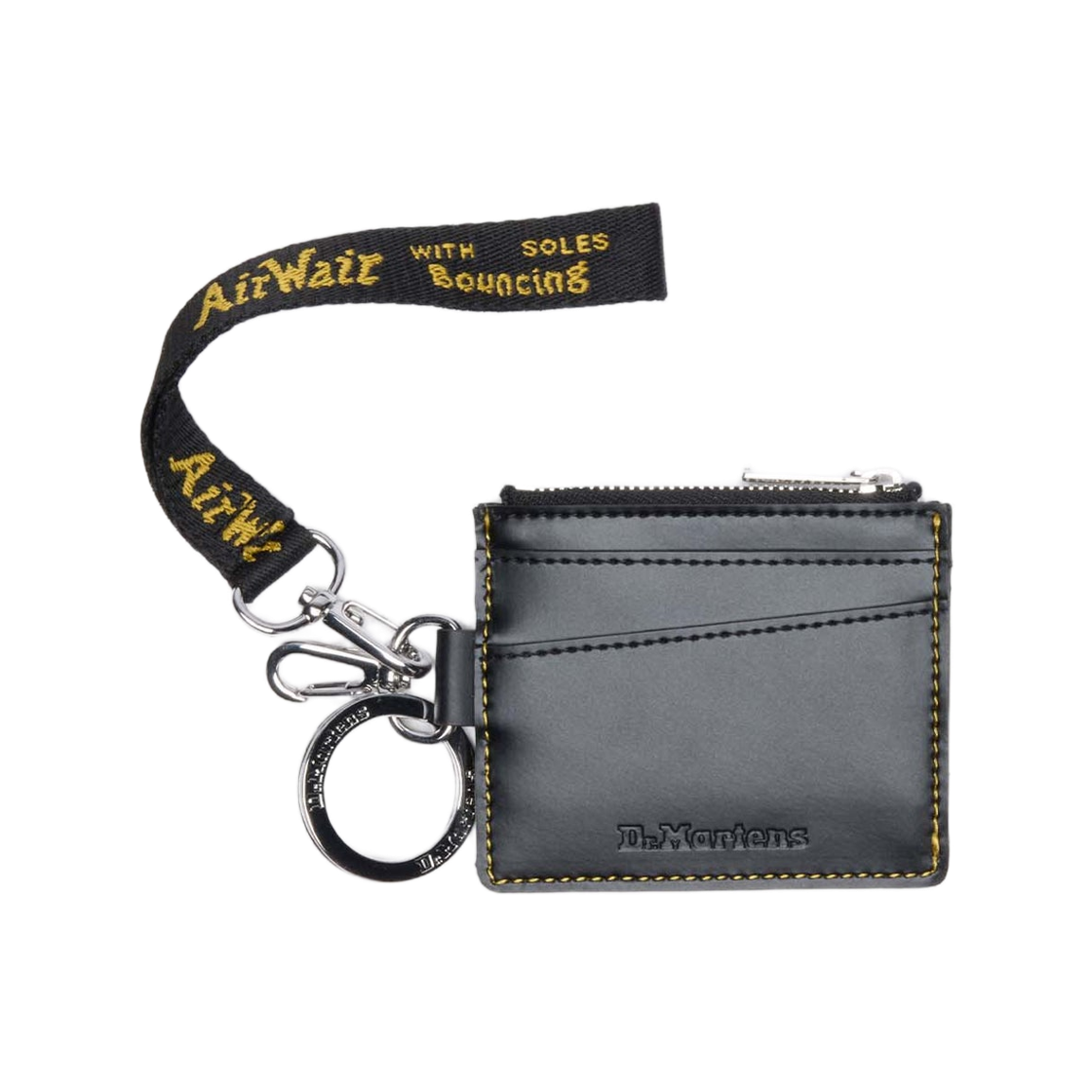 41429001 Dr. Martens Card Holder Keyring Black